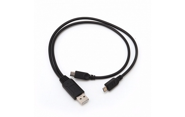 Разветвитель micro-USB от USB 1-на-2, 30см - 1