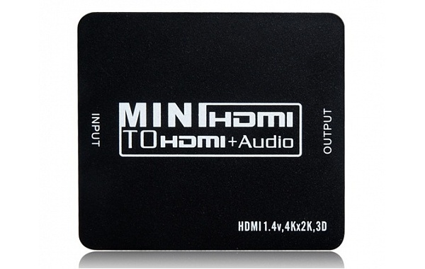 Адаптер/конвертер/экстрактор звука из HDMI в оптический Toslink и minijack + усилитель HDMI - 1